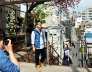 『君の名は。』聖地で挙式前にアニメと同じポーズで「フォトウェディング」