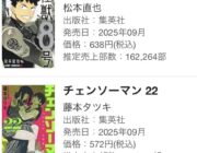 チェンソーマン、映画直前なのに最新巻が全く売れないｗｗｗ