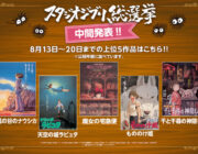 「ジブリ総選挙」中間発表！上位5作品はコレだ！