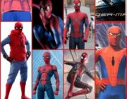 スパイダーマンのスーツ一覧を一枚にまとめたよ
